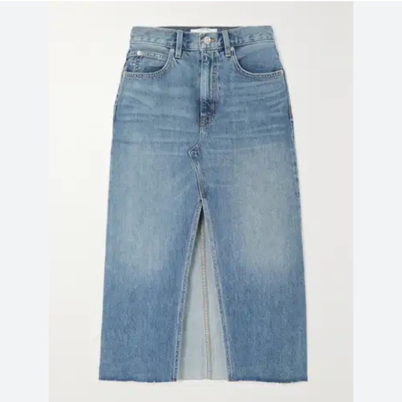 SLVRLAKE Denim Midi Skirt - Picture 4 of 7